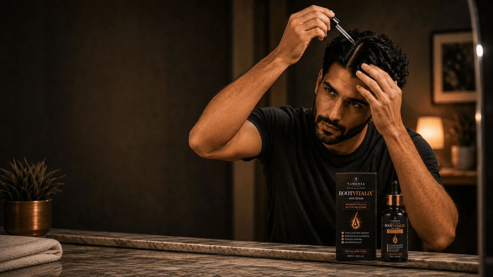 ROOTVITALIX Advanced Multi-Targeted Scalp & Hair Serum Banner
